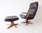 Lounge Chair with Ottoman from Berg Furniture, 1970s, Set of 2 1