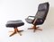 Lounge Chair with Ottoman from Berg Furniture, 1970s, Set of 2, Image 1