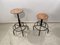 Dutch Industrial Stools, 1950s, Set of 2 8