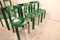 Green Dining Chairs by Bruno Rey for Dietiker, 1970s, Set of 8 3