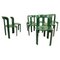 Green Dining Chairs by Bruno Rey for Dietiker, 1970s, Set of 8 1
