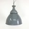 Lámpara colgante industrial de Benjamin Electric Manufacturing Company, años 50, Imagen 1