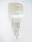 Kronleuchter mit Rahmen aus vergoldetem Messing & Behang aus Kristallglas von Paolo Venini für Camer, 1960er 1