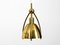 Mid-Century Brass Pendant Lamps from WKR Leuchten, Set of 2 13