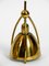 Mid-Century Brass Pendant Lamps from WKR Leuchten, Set of 2, Image 7