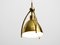 Mid-Century Brass Pendant Lamps from WKR Leuchten, Set of 2, Image 5