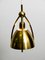 Mid-Century Brass Pendant Lamps from WKR Leuchten, Set of 2, Image 4
