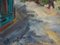 Peinture à l'Huile Place du Voeu à Cherbourg par Roland Dubuc 3