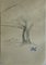 Marie LAURENCIN - Tree in a landscape, original signed drawing 1