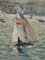 Sailboats at Le Havre Oil on Canvas by Jean Jacques Rene, Image 5