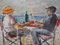 Le Déjeuner sur la Plage Oil on Canvas by Jean-Jacques Rene 5