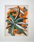 La Fleur Lithographie von Fernand Leger, 1952 1