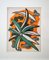 Litografia La Fleur di Fernand Leger, 1952, Immagine 1