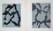 Relief I.+ II. Woodcuts by Jean Arp, 1954, Image 1