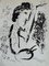 Auto Portrait Lithograph by Marc Chagall 1