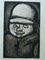 Man with Mustache Etching by Georges Rouault 1