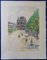 The Louvre Museum Original Lithograph by Maurice Utrillo, Image 3