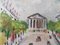 Paris, The Madeleine and the Rue Royale Original Lithograph by Maurice Utrillo 3