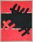 Surface Rouge et Noire Réimpression par Giuseppe Capogrossi, 1957 5