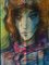 Brunette in The Kopftuch Gemälde von Sacha Chimkevitch 2