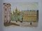 Lithographie Russia, Cupolas on the Grand Place par Yves Brayer 1