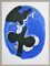 Deux Oiseau sur Fond Bleue Birds Lithograph Reprint by Georges Braque, 1955, Image 6