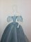 Costume de dame de la cour Drawing by Suzanne Lalique 2
