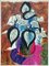 Coloured Foliage Color Lithograph Reprint by Georges Braque, 1955, Image 1
