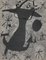 Lithographie Character in the Night avec Pochoir Stencil par Joan Miro, 1967 7