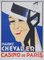Maurice Chevalier au Casino de Paris Lithographie von Charles Kiffer 1