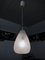 Mid-Century Italian Brass and Glass Drop Pendant Lamp, 1950s 3