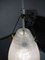 Lámpara colgante italiana Mid-Century de latón y vidrio, años 50, Imagen 4