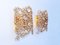 Applique placcate in oro in cristallo di Palwa, Germania, anni '60, set di 2, Immagine 6