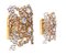 German Gold-Plated and Crystal Glass Sconces from Palwa, 1960s, Set of 2, Image 2