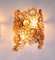 Applique placcate in oro in cristallo di Palwa, Germania, anni '60, set di 2, Immagine 3