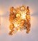 German Gold-Plated and Crystal Glass Sconces from Palwa, 1960s, Set of 2, Image 3