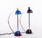 Postmodern Italian Table Lamps by Martine Bedin for Megalit, 1980s, Set of 2 8