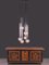 Deckenlampe aus Chrom & Perlmuttglas mit 6 Leuchtstellen von Motoko Ishii für Staff, 1970er 6
