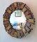 Brutalist Brass and Copper Wall Mirror, 1960s, Image 2