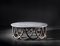 Wood & Marble Coffee Table by Jacobo Ventura for Ca Spanish Handicraft 4