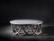 Wood & Marble Coffee Table by Jacobo Ventura for Ca Spanish Handicraft, Image 4