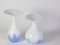 Blue and White Glass Bowl and Vase Set from Egermann, 1980s, Set of 4, Image 5
