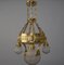 Antike Jugendstil Deckenlampe aus Messing, 1910 1