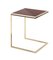Metal, Lacquer, & Stainless Steel Side Table by Pradi for Pradi Handicraft, Image 1