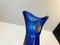 Swedish Blue Sommerso Vase from Elme Glasbruk, 1960s 7