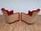 Oak Wood Sofa and Armchairs, 1930s, Set of 3, Image 16