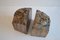 Art Deco Ceramic Lion Head Bookends, 1920s, Set of 2 9