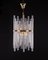 German Gilt Brass and Crystal Glass Chandelier from Palwa, 1960s, Image 10