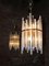 German Gilt Brass and Crystal Glass Chandelier from Palwa, 1960s 13