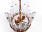 German Gilt Brass and Crystal Glass Chandelier from Palwa, 1960s 3